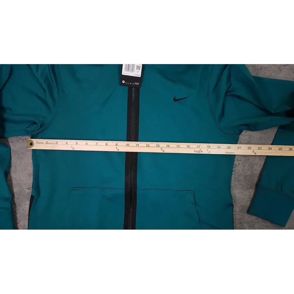 NIKE Therma‎ Flex Showtime Full Zip Hoodie Jacket Mens Size MEDIUM Teal Green